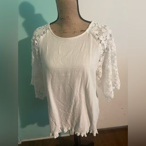 White Lace Blouse